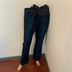 Sonoma Over-the-Belly Bootcut Maternity Jeans | Dark Wash | Size 12